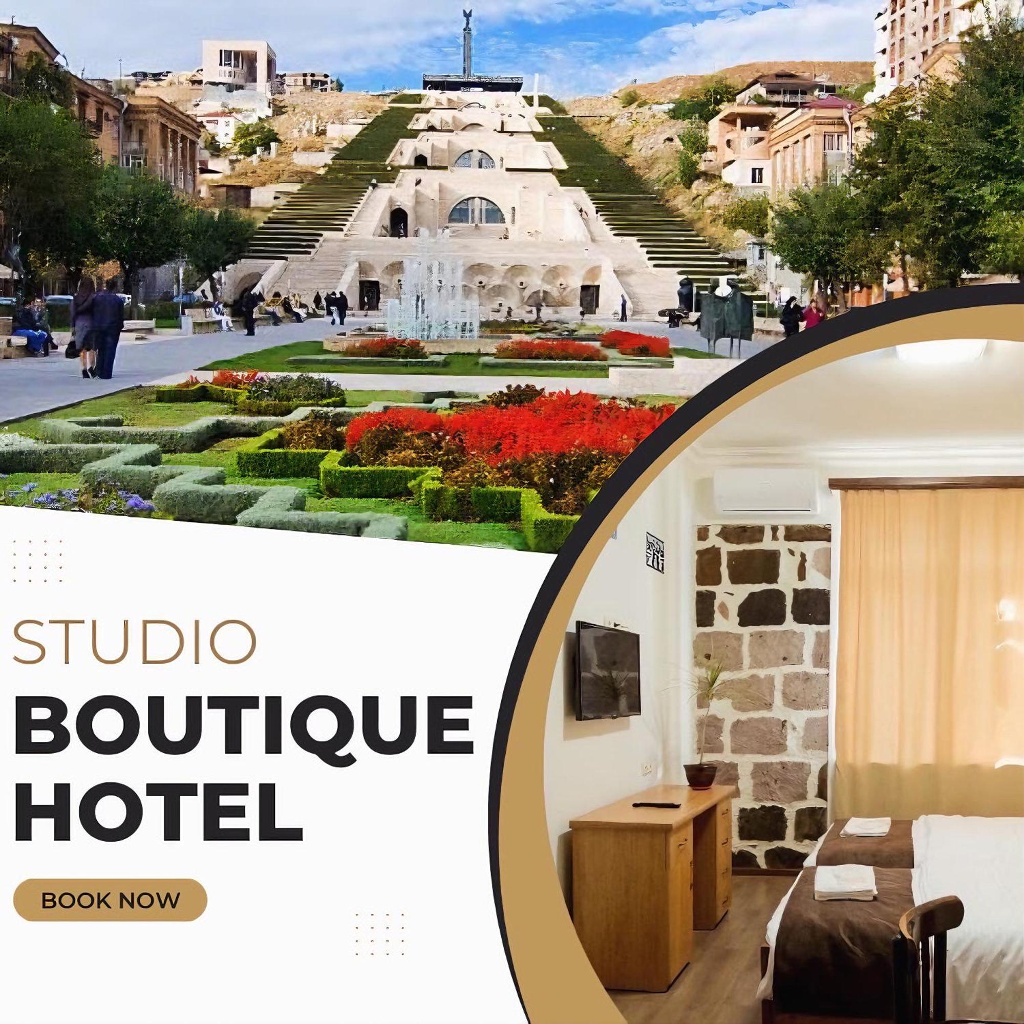 Studio Boutique Hotel At Cascade Jerevan Exteriör bild